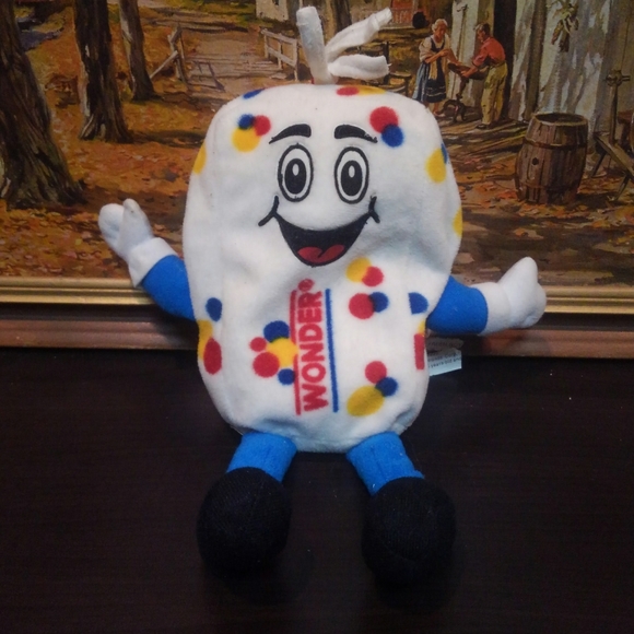 🍞 Wonder Bread Freddy the Fresh Guy Plush Stuffed Animal Vintage 90s 💙 💛 ♥️ - Picture 5 of 5